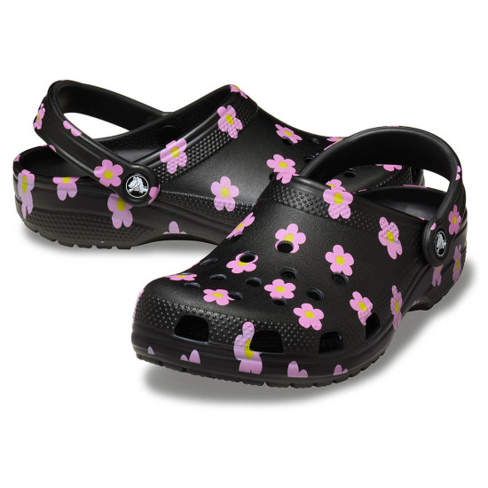 Crocs Classic Flower Clog